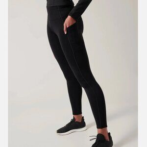 Athleta Altitude Stash Tight in Polartec Power Stretch Fleece Lined - M